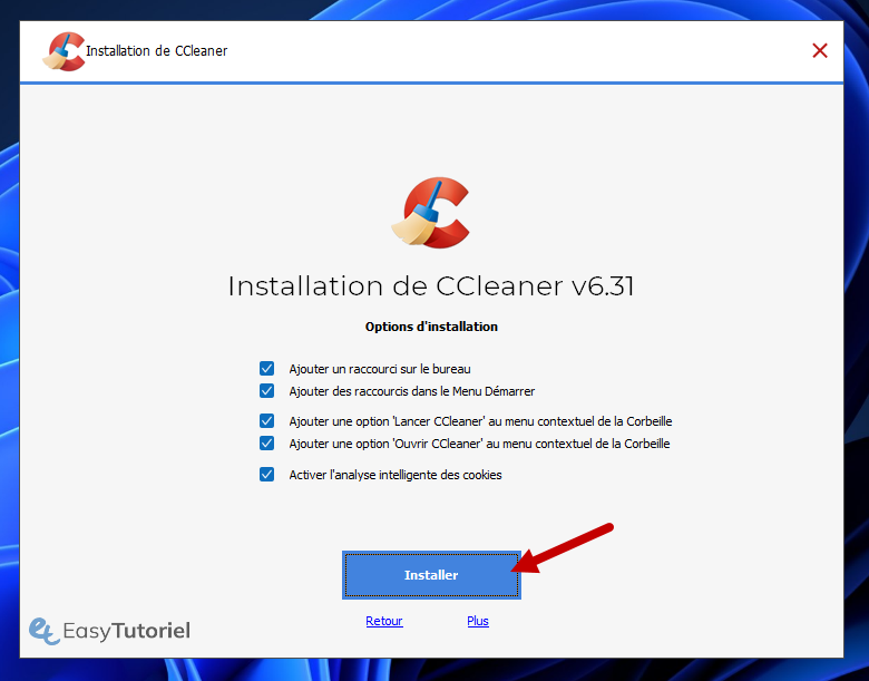 disque plein windows 14 installer ccleaner