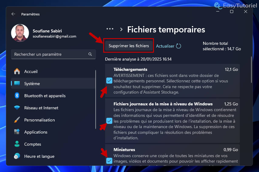 disque plein windows 6 fichiers temporaires supprimer les fichiers