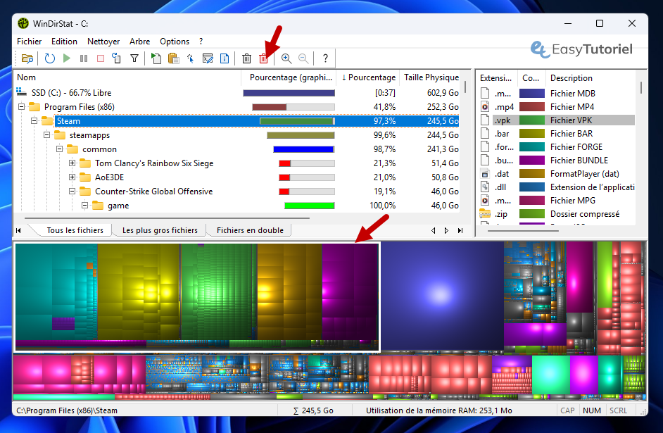 disque plein windows 9 windirstat