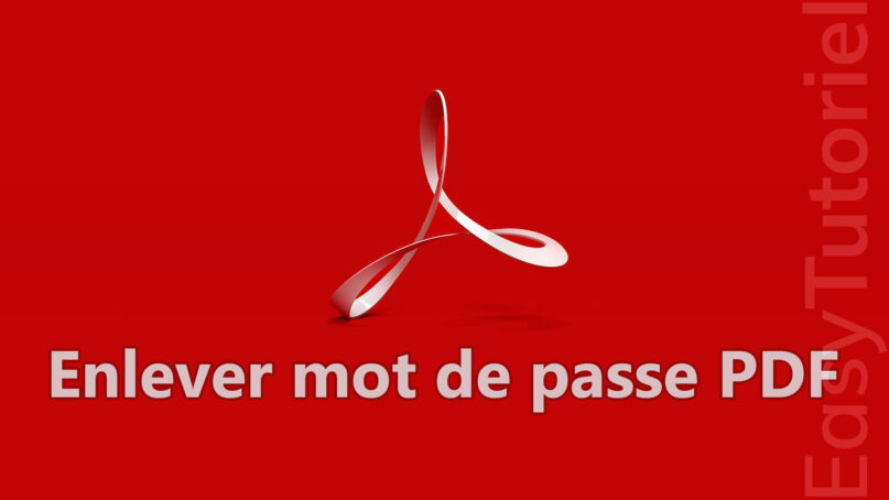 enlever mot de passe pdf
