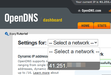 opendns bloquer sites x 15 settings network