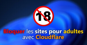 bloquer sites pour adultes cloudflare dns