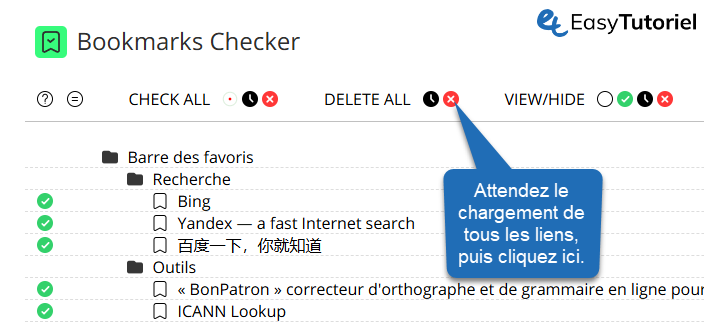 delete all