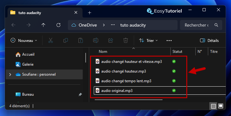 resultat mp3 voix change