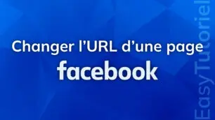 changer url page facebook facile
