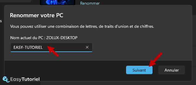 nom actuel nom nouveau