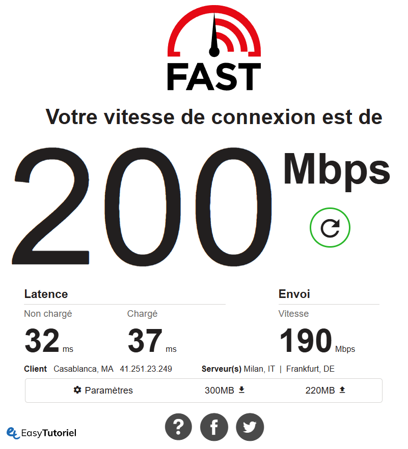 plus d infos fast com test vitesse internet