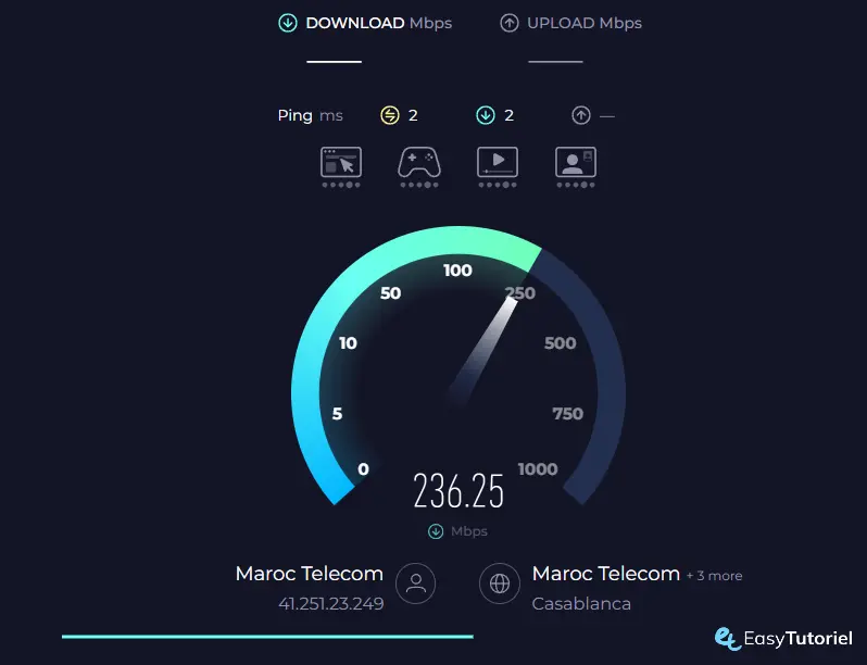 speedtest ookla test vitesse internet