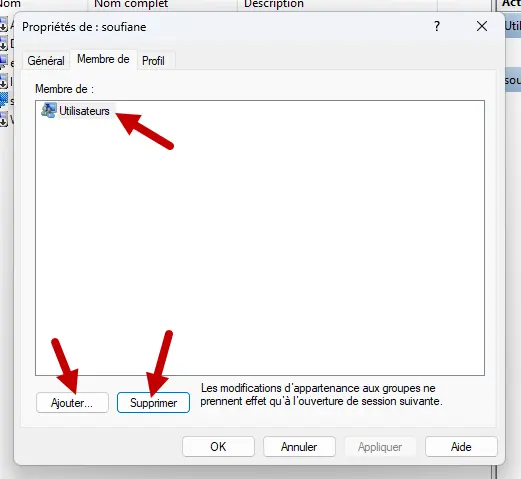supprimer ajouter