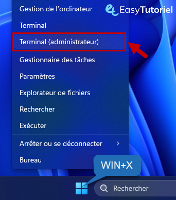 terminal administrateur