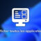 afficher toutes les applications installees sur windows