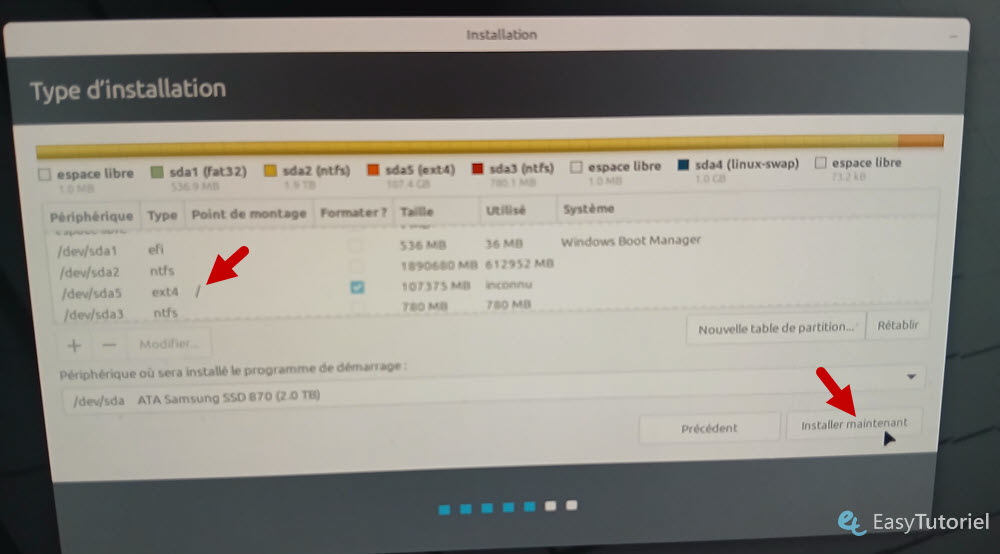 installer maintenant linux mint