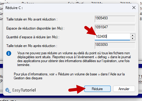 reduire volume