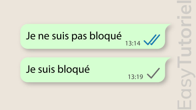 savoir si on est bloque whatsapp
