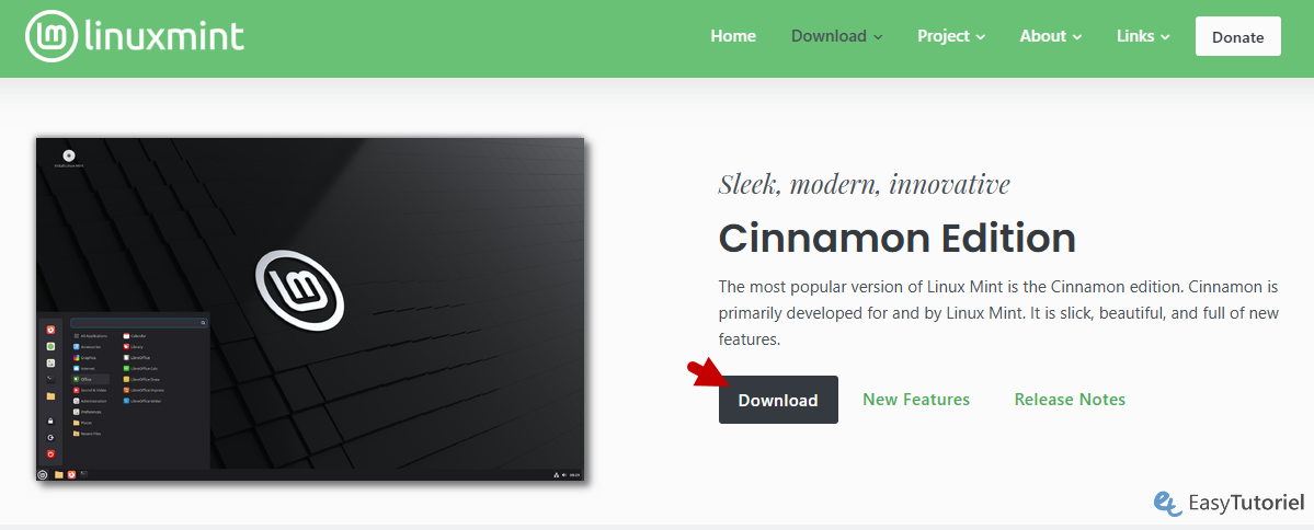 telecharger linux mint cinnamon edition