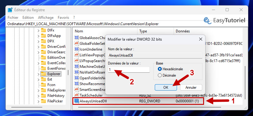 alwaysunloaddll 1 registre