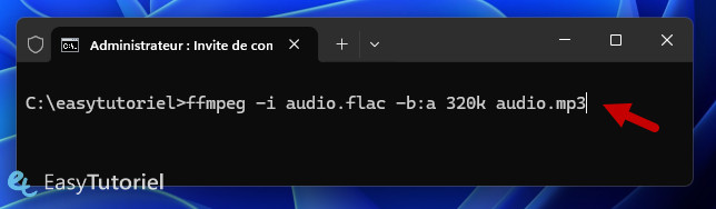 ffmpeg i audio flac b a 320k audio mp3