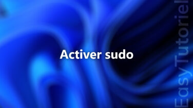 activer sudo windows 11