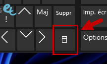 bouton menu contextuel menu visuel