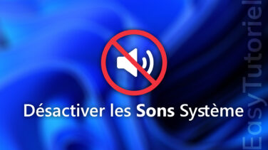 desactiver sons systeme windows 11