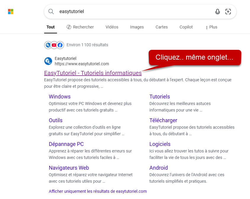 easytutoriel bing