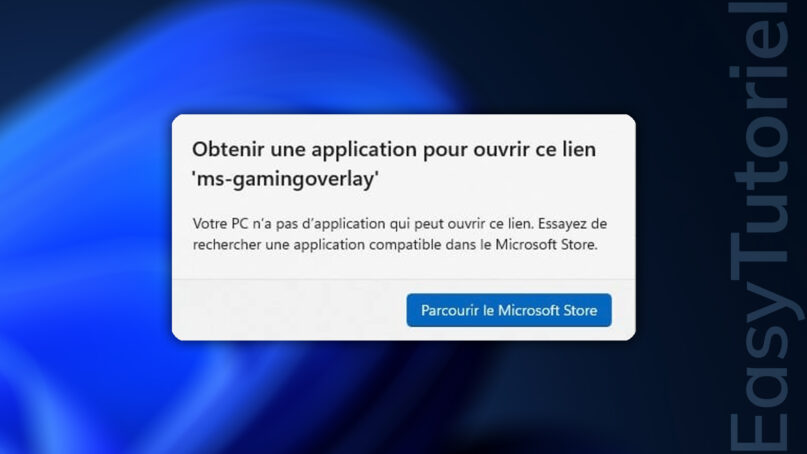 erreur ms gamingoverlay solution facile windows 11