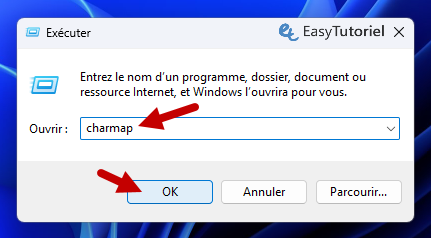 executer charmap