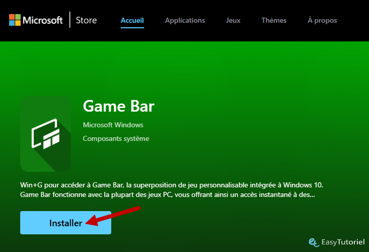 game bar installer microsoft store