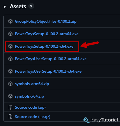 powertoys github releases assets