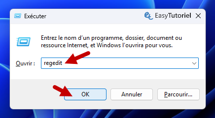regedit registre