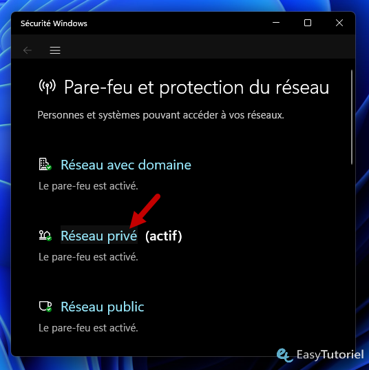 reseau prive pare feu et protection du reseau