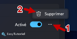 supprimer remappage