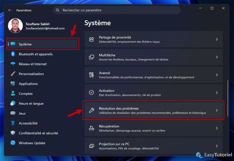 systeme resolution de problemes