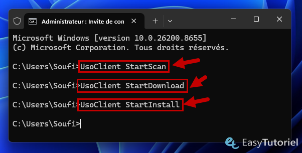 usoclient cmd