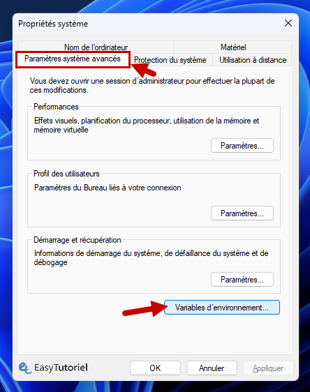 variables d environnement