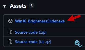 win10 brightnessslider exe assets github