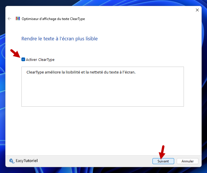activer cleartype
