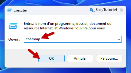 executer charmap