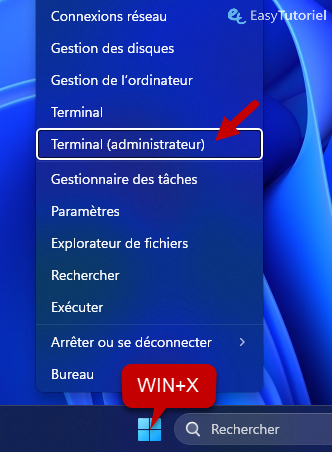terminal administrateur